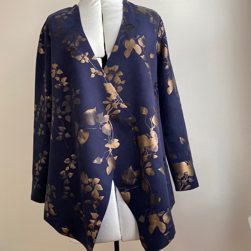 Blue and Gold duster size small